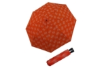 Kép DOPPLER Fiber Mini Wave - női összecsukható esernyő narancssárga sötét színben