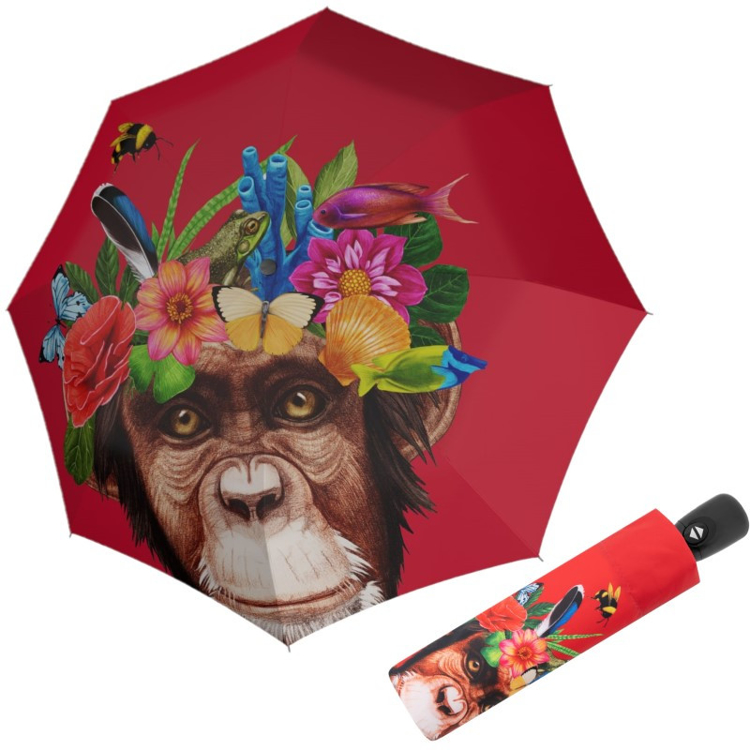 Kép DOPPLER Modern Art Magic Flower Monkey - női teljesen automata esernyő több színben
