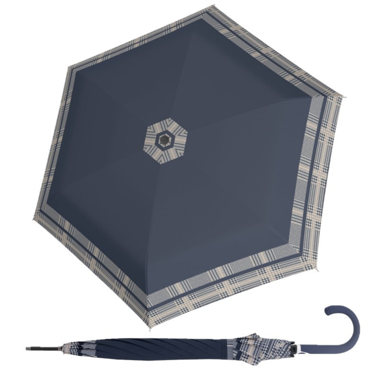 Kép DOPPLER Fiber Flex AC Timeless Blue Hahnentritt - női lábszárvédő bézs színű