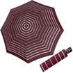Kép DOPPLER Fiber Magic Timeless Red Stripes - női teljesen automata esernyő piros