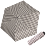 Kép DOPPLER Fiber Havanna Denver Beige - női összecsukható esernyő bézs színben