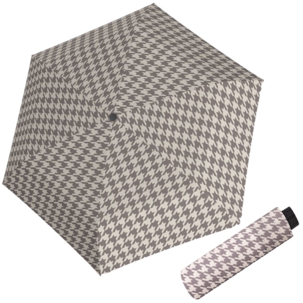 Kép DOPPLER Fiber Havanna Denver Beige - női összecsukható esernyő bézs színben