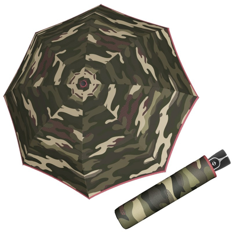 Kép DOPPLER Fiber Magic Camoustripe - női teljesen automata esernyő zöld