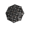 Kép DOPPLER Fiber Magic Scribble Black - női teljesen automata esernyő fekete