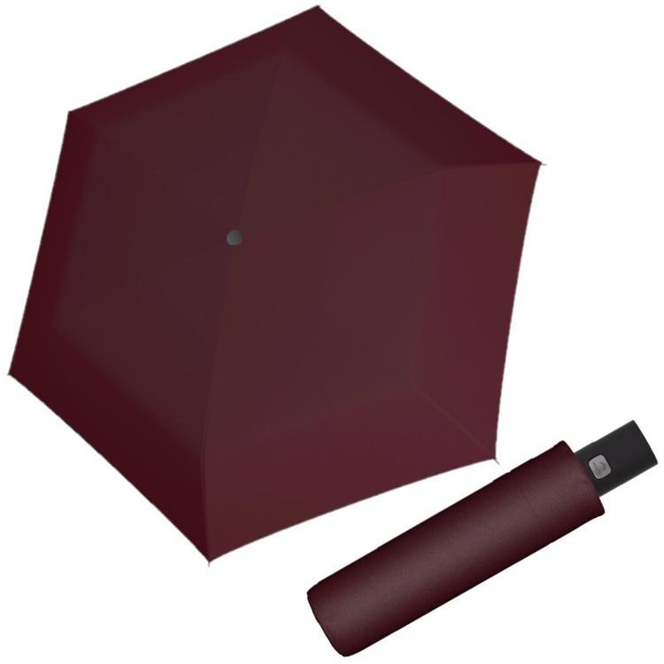 Kép DOPPLER Smart Close - esernyő automatikus zárási funkcióval bordó színben