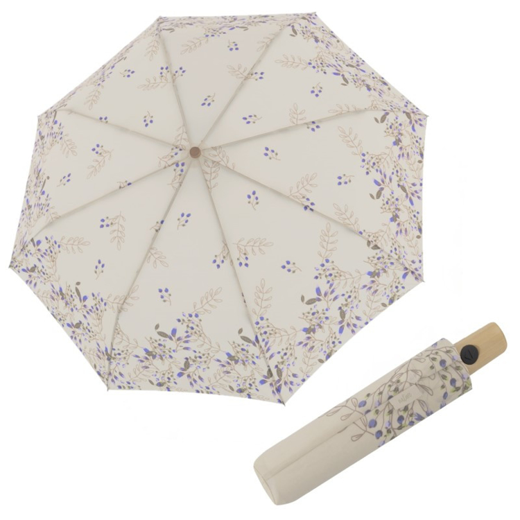 Kép DOPPLER NATURE MAGIC Eden FSC(R) - női ECO esernyő bézs színben