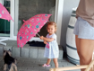 Kép DOPPLER Kids Maxi Girls - gyermek meztelen esernyő rózsaszínű