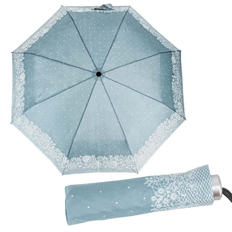 Kép DOPPLER Mini Light - női összecsukható esernyő szürke