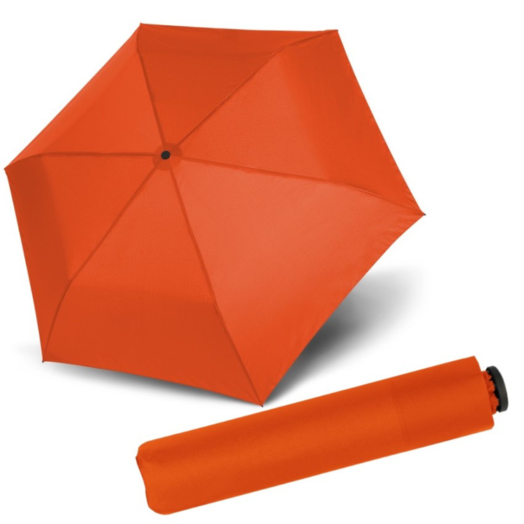 Kép DOPPLER Zero 99 Vibrant Orange - gyermek/női összecsukható esernyő narancssárga sötét színben