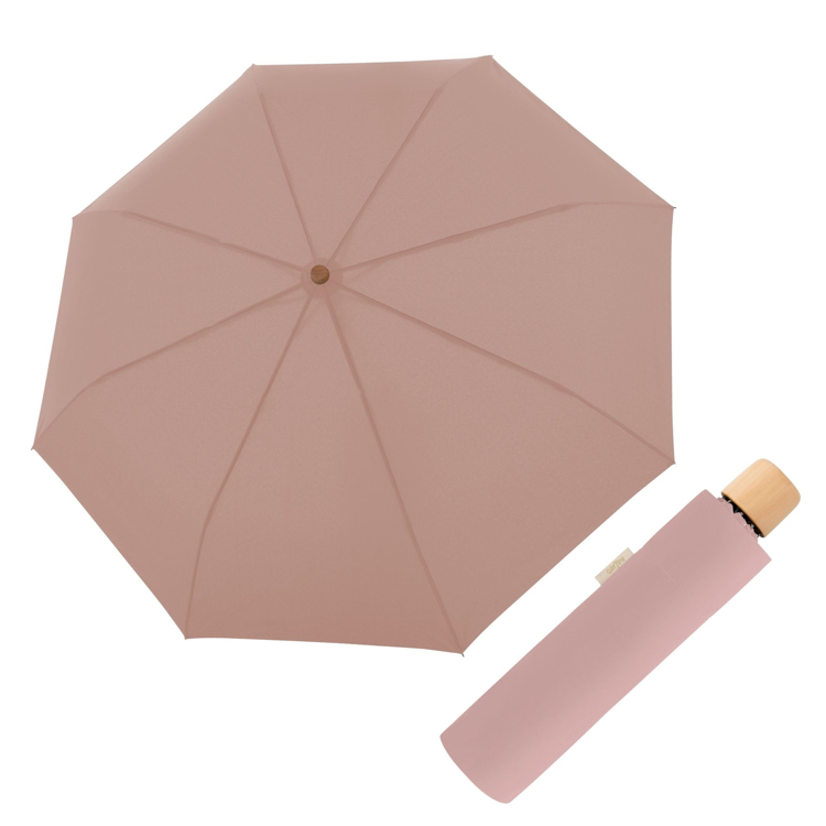 Kép DOPPLER Nature Mini uni gyengéd rózsaszín FSC(R) - ECO esernyő