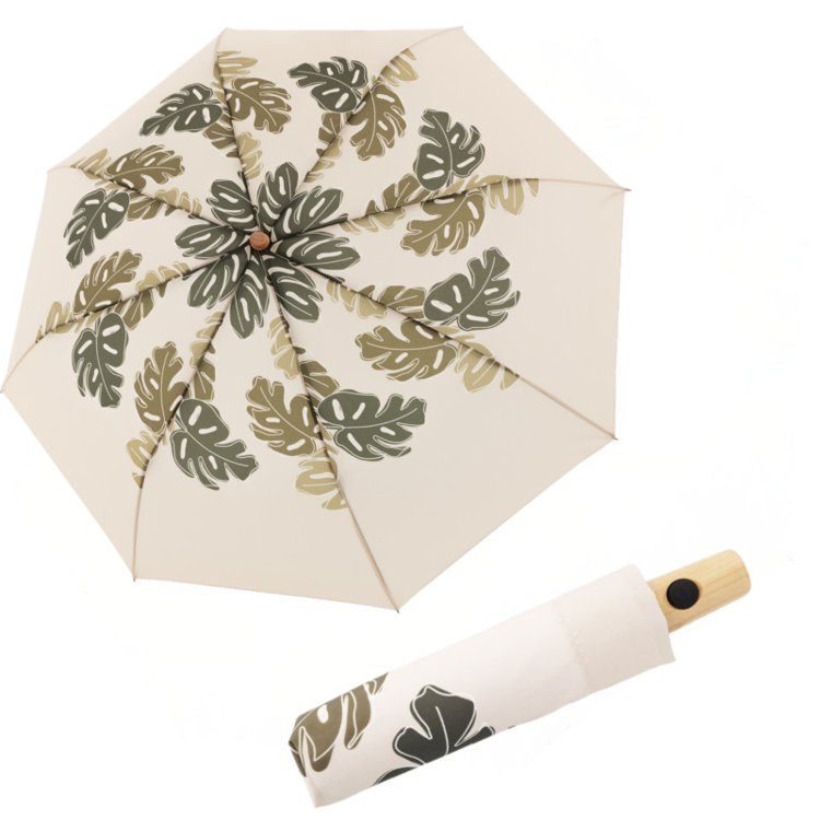 Kép DOPPLER NATURE MAGIC Choice Beige FSC(R) - női ECO esernyő bézs színben