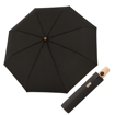 Kép DOPPLER NATURE MAGIC Simple Black FSC(R) - női ECO esernyő fekete színben