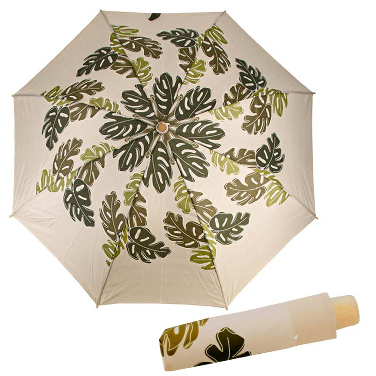Kép DOPPLER NATURE MINI Choice Beige FSC(R) - női ECO esernyő bézs színben
