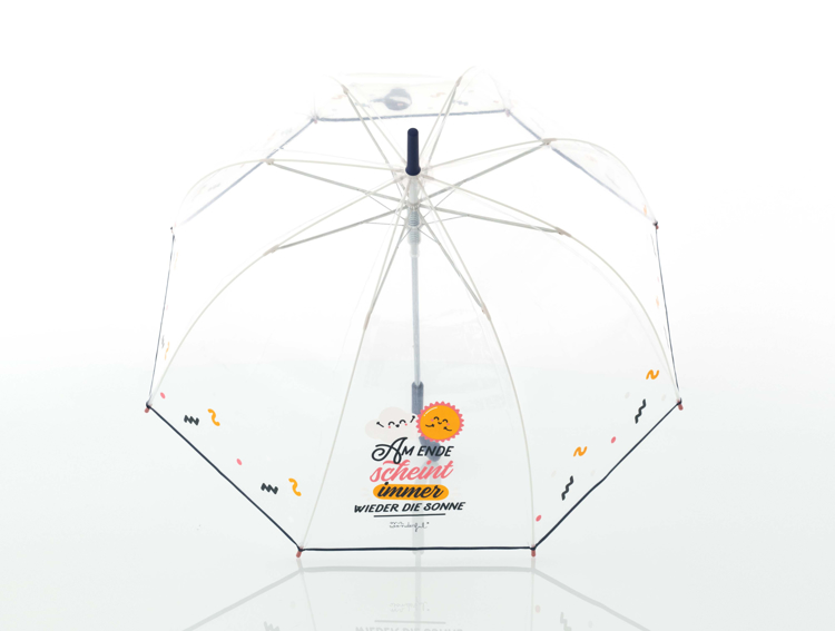 Kép DOPPLER Kids Lang AC Transparent SUNSHINE - átlátszó gyerek esernyő