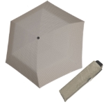 Kép DOPPLER Carbonsteel Mini Slim Chic - női összecsukható esernyő bézs színben