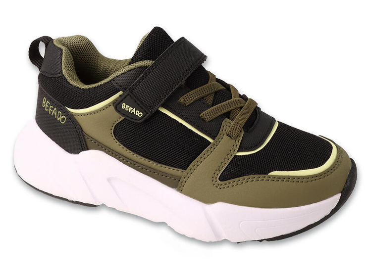 Kép BEFADO 516X366 516Y366 tornacipő SPORT COVER fekete khaki