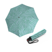 Kép KNIRPS A.200 MEDIUM DUOMATIC Zebra Menta - elegáns, női, teljesen automata esernyő