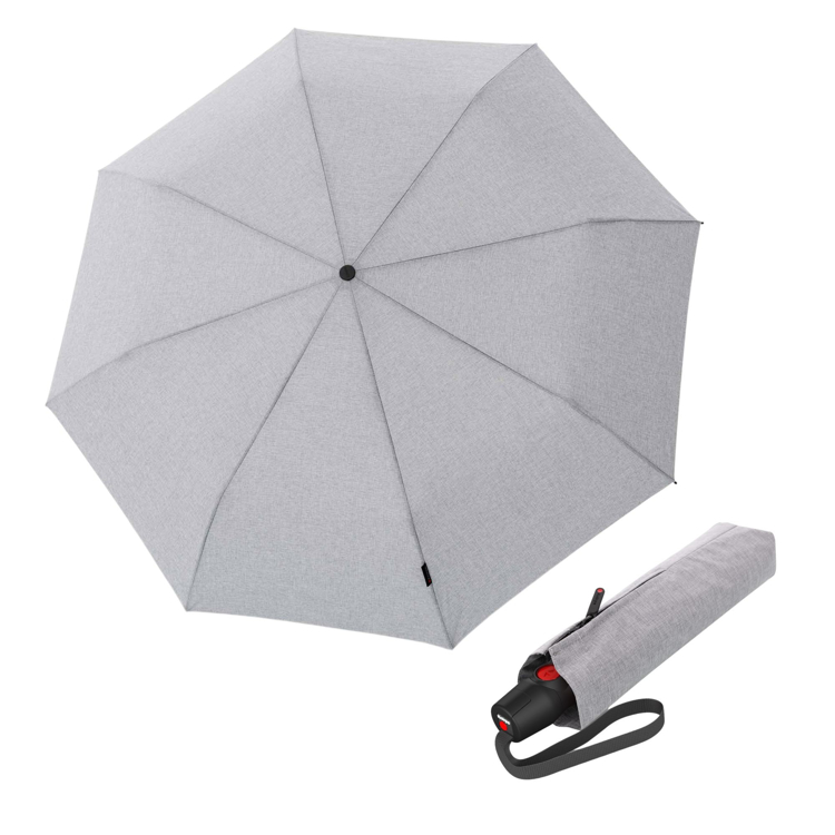Kép KNIRPS T.200 Medium Duomatic Melange szürke - elegáns, teljesen automatikus esernyő