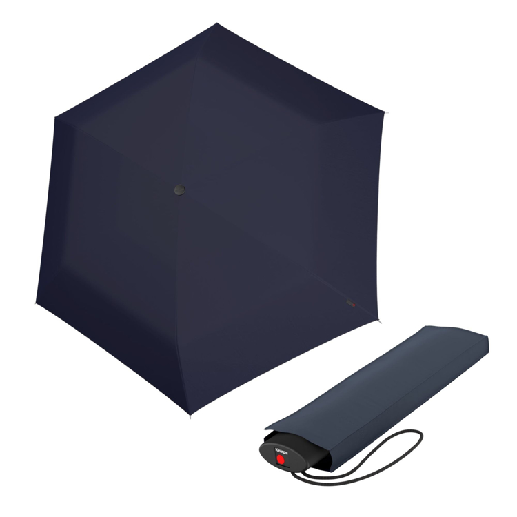 Kép KNIRPS AS.050 SLIM SMALL NAVY - könnyű női összecsukható lapos esernyő kék