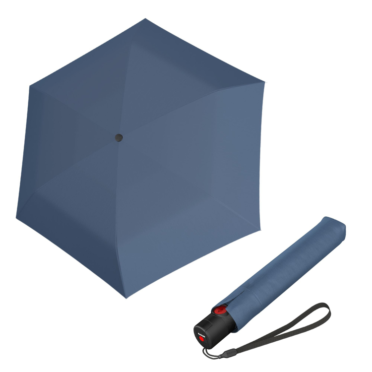 Kép KNIRPS U.200 Blue - elegáns női teljesen automata esernyő kék színben