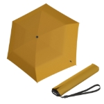 Kép KNIRPS US.050 ultra light slim kézi curry - könnyű női összecsukható lapos esernyő mustárral