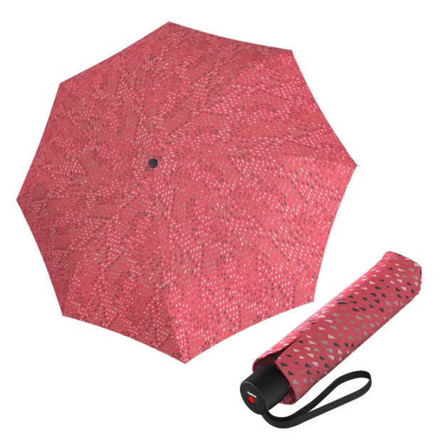 Kép Knirps A.050 közepes kézi raj korall - elegáns összecsukható esernyő több színben