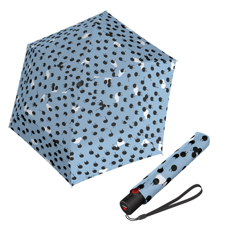 Kép KNIRPS U.200 Duomatic rainyday ice - elegáns női teljesen automata esernyő fekete színben