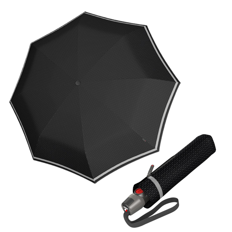 Kép KNIRPS T.200 REFLECTIVE RAIN - elegáns női teljesen automata esernyő kék színben