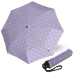 Kép KNIRPS A.050 MEDIUM Dot Art Lavender - elegáns női összecsukható esernyő lila színben