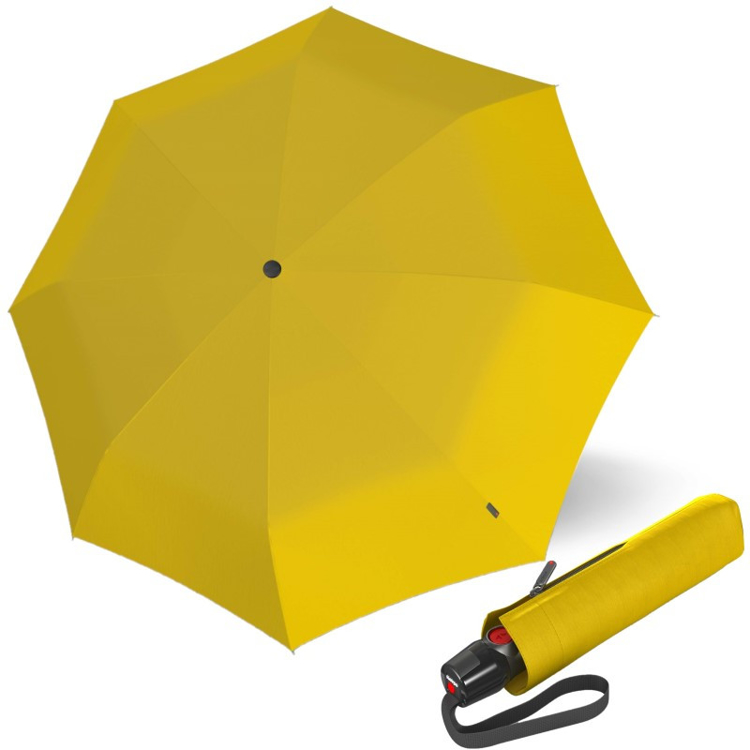 Kép KNIRPS T.200 Yellow - elegáns teljesen automata esernyő sárga színben