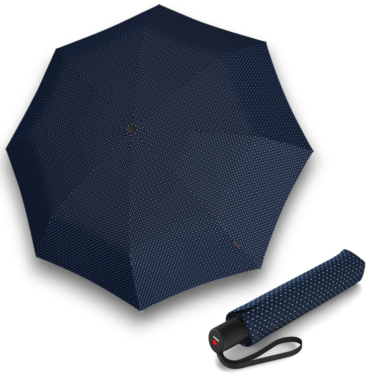 Kép KNIRPS A 200 Medium Duomatic Joy Navy - elegáns női teljesen automata esernyő kék színben