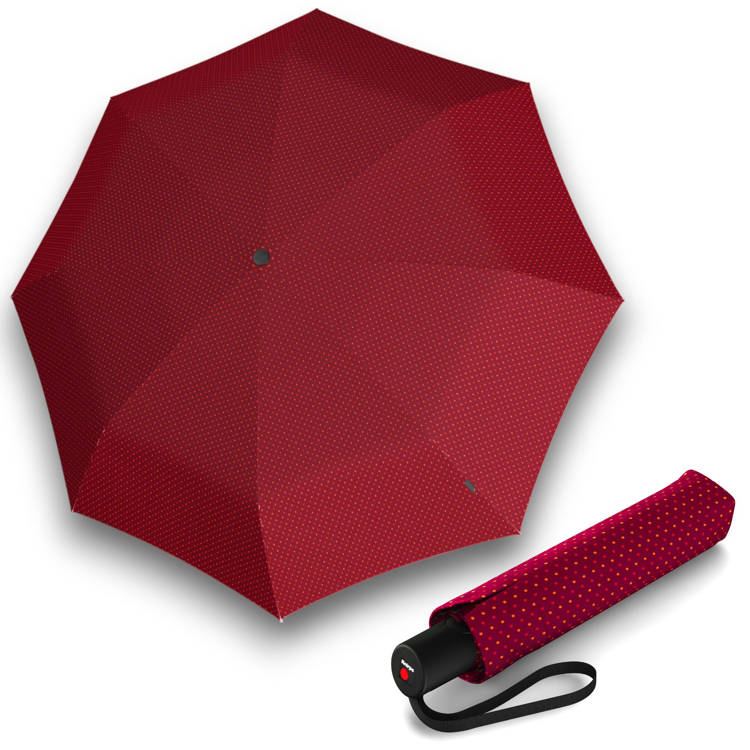 Kép KNIRPS A 200 Medium Duomatic Joy Red - elegáns női automata esernyő piros színben