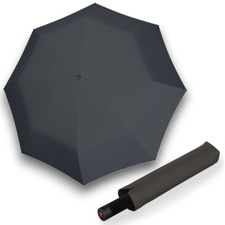Kép KNIRPS U.90 XXL DARK GREY - ultrakönnyű összecsukható esernyő szürke