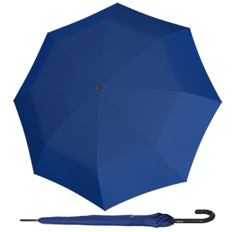 Kép KNIRPS A.760 STICK BLUE - elegáns szárú esernyő kék színben