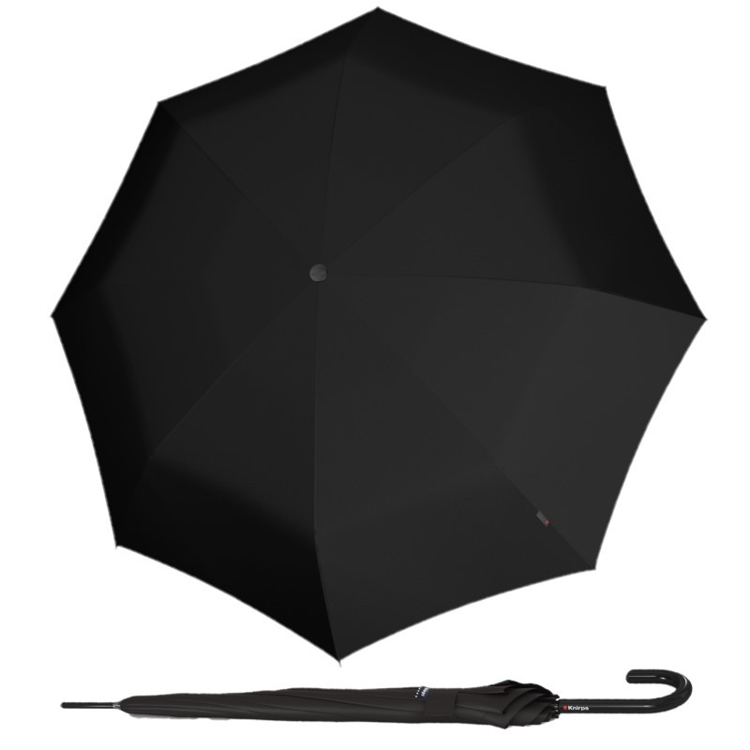 Kép KNIRPS A.760 STICK FEKETE - elegáns szárú esernyő színben