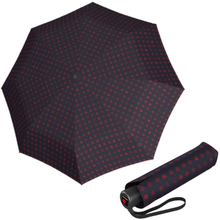 Kép KNIRPS A.050 MEDIUM PINTA SAILOR - elegáns női összecsukható esernyő piros színben