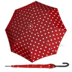 Kép KNIRPS T.760 DOT ART RED - elegáns szárú esernyő piros színben
