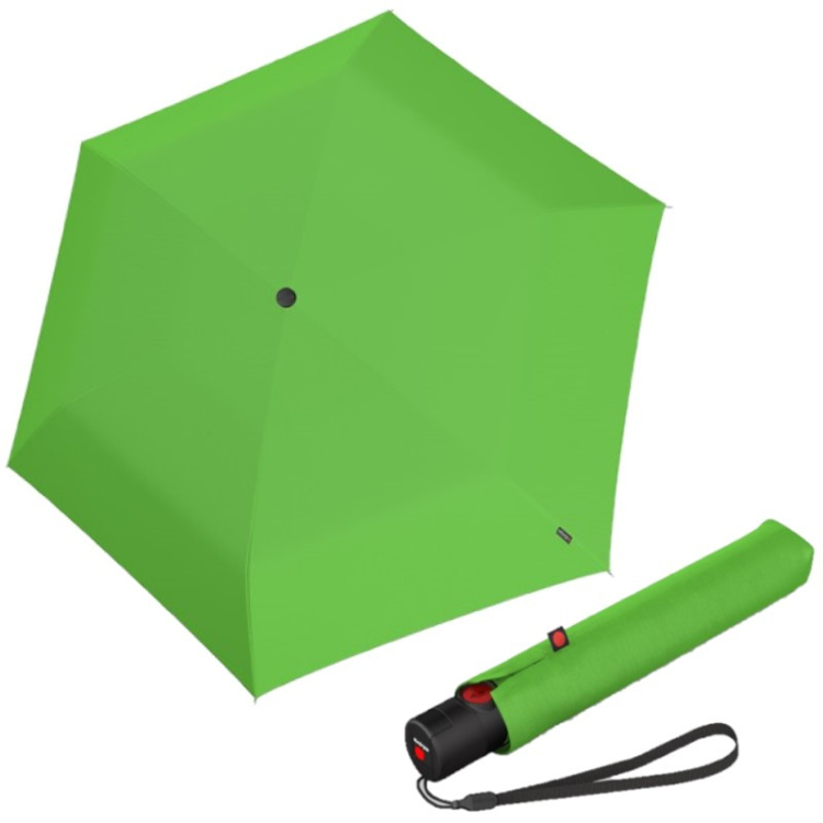 Kép KNIRPS U.200 GREEN - elegáns női teljesen automata esernyő zöld színben