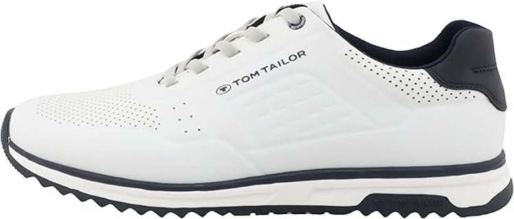 Kép Tom Tailor 9580050001 Férfi tornacipő fehér