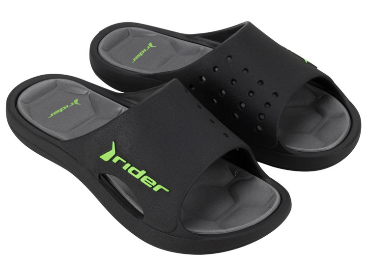 Kép Rider BAY XIV 83632-AZ135 Férfi fekete papucsok