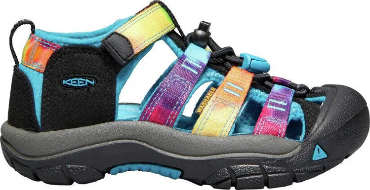 Kép KEEN Newport H2 Gyermekek Gyermek szandál szivárványos nyakkendőfestés