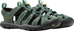 Kép KEEN Clearwater CNX Leather W Dámské sandály mineral blue/yellow