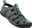 Kép KEEN Clearwater CNX Leather W Dámské sandály mineral blue/yellow