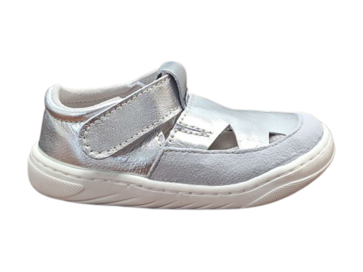 Kép Pegres Barefoot SBF 51 Dětské sandály stříbrné