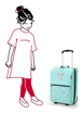 Kép Reisenthel Trolley XS Kids Cats and dogs mint 12 L