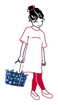 Kép Reisenthel Carrybag XS Kids Abc friends blue 5 L