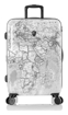 Kép Heys Journey 3G S,M,L Fekete/Fehér térkép S: 49 l / M: 86 L: 127