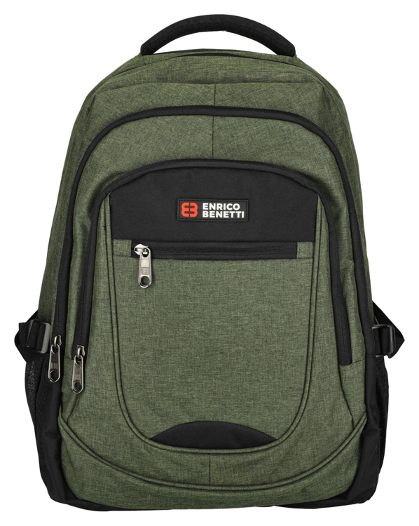 Kép Enrico Benetti Hamburg Notebook Backpack 35,5 l Olive 35,5 L