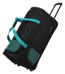 Kép Travelite Basics Fresh kerekes zsák L Fekete/petrol 89