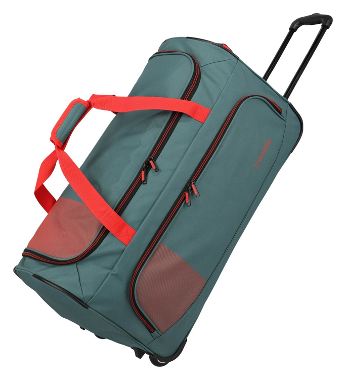 Kép Travelite Basics Fresh kerekes düftin L Zöld/narancs 89